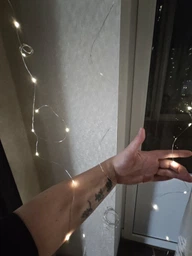 Светодиодная Водонепроницаемая Гирлянда-Занавес Штора Sunnest 3*3м 300LED USB c Пультом для Украшений Окон и Террасы, теплый белый (SUN-300L) фото от покупателей 14