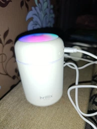 Увлажнитель воздуха ультразвуковой ночник для дома Brillix AirGlow 2F диффузор с led подсветкой 280мл + 4 сменных фильтра в комплекте увлажнители диффузоры фото от покупателей 12