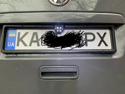 Рамка для номера з вбудованою камерою заднього виду, камера і авторамка з LED підсвічуванням кут огляду 170° Euromax фото від покупців 8