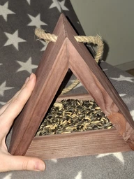 Подвесная садовая кормушка для птиц House_for_birds "Вигвам" фото от покупателей 6