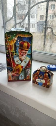 Новорічний подарунок №4 "Солодка феєрія" (Св.Миколай), Унікальна цукерка, 400 г (2025-04/1)
