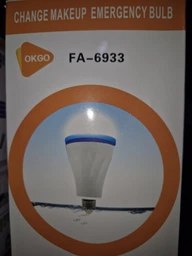 Світлодіодна LED лампа акумуляторна 3600Mah (знімні 3x18650) автономна аварійна 30W лампочка E27 FA-6933 фото від покупців 1