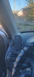 Держатель для телефона в машину авто подставка под телефон на присоске крепление автомобильный автодержатель крепеж холдер раздвижной WALKER CX-011 черный крепления автодержатели подставки держатели для телефонов в машине на торпеду фото от покупателей 9