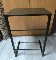 Столик приставной Терри Ferrum-decor 650x440x330 Черный металл ДСП Дуб Сонома 16 мм (TERR004) фото от покупателей 2