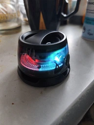 Бездротова колонка G200 Outdoor Magnetic Bluetooth Speaker Wireless Portable Mini Travel with RGB Color Light and Phone Holder for Ios, IPX5, BT5.0, TWS, RGB, 7h, BLACK фото від покупців 5