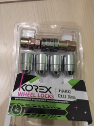Секретные гайки на колеса Korex М12x1.5x36 Конус Вращающееся кольцо Ключ 19-21 (Daihatsu Hyundai Fiat Ford Kia Mazda Mitsubishi Toyota)