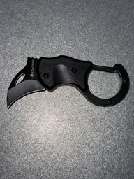 Міні Ніж з Карабіном JB Tacticals JB-KNF-0017-BLK Чорний