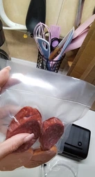 Вакууматор для сухих та вологих продуктів 115 Вт 5 пакетів у комплекті(HP-AP-26P)(WB) фото от покупателей 6
