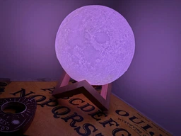 Настольный светильник-ночная луна с пультом 15 см "Magic Moon" 16 цветов