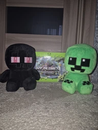 Мягкая игрушка крипер из майнкрафта (Minecraft) 21 см.