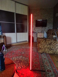 Напольная угловая RGB лампа торшер с пультом управления 1,2м фото от покупателей 3