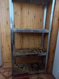 Стелаж металевий 150х70х30 см ЦИНК 4 полиці МДФ БОНА-29 для дому, комори, на балкон фото від покупців 1