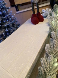 Декоративная 3D панель Sticker Wall самоклейка под кирпич Бирюза 700х770х3мм (002-3) SW-00000573 фото от покупателей 9