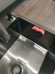 Тримачі для кухонної губки-мочалки в раковину Haowa Sponge Holder (3M) 4шт Чорні фото від покупців 1