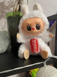 Детская мягкая игрушка сюрприз Лабубу Labubu Coca-Cola плюшевая, брелок для ключей сумки рюкзака для детей и взрослых 17 см фото от покупателей 17