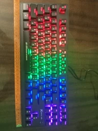 Клавіатура Xtrike ME GK-979 5 colors-LED Mechanical Red Switch USB Black (GK-979) фото від покупців 11