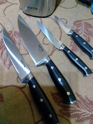 Набор ножей RZTK Katana Black 5 предметов фото от покупателей 4
