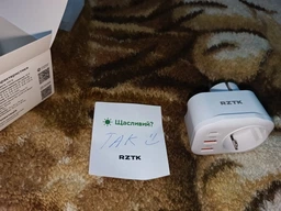 Зарядний пристрій RZTK SuperCharger 2 USB-A (QC 3.0) + USB-C (PD20W) Black фото від покупців 3