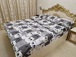 Підковдра MirSon Ranforce Elite 17-0635 Кіт Батон Сірий 160х220 см (2200009376313) фото від покупців 1