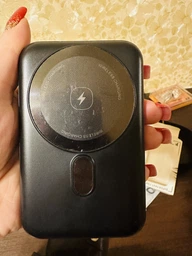 Магнітний павербанк 10000 mAh PD 22.5W беспровідний (УМБ) для Айфон MagSafe Energy Pack 10000 мАч Foxconn для Apple iPhone 14 / 14 Plus / Pro / Pro Max , 15 / 15 Plus / Pro / Pro Max фото від покупців 1