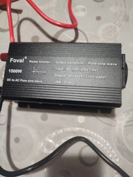 Преобразователь инвертор Foval 2200W чистый синус 12V/220V фото от покупателей 1