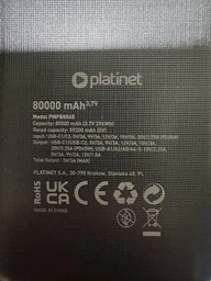 УМБ Platinet 80000 mAh 65 W PD USB-C Black (PMPB8065) фото від покупців 9