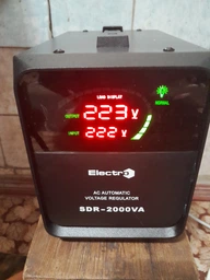 Стабилизатор напряжения ElectrO SDR-2000 2 кВА (SDR20EL) фото от покупателей 4