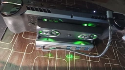 Зарядна док-станція YCE 9 в 1 для Steam Deck, Oled, Lenovo Legion Go, Go S, Go 2, Asus Rog Ally X з охолодженням та підсвічуванням RGB, PD, USB*6, RJ45, HDMI 2.0 фото від покупців 2