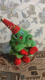 Новогодняя игрушка детская, игрушка елочка с веселой музыкой и зажигательными танцами