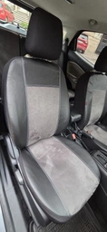 Авточехлы на сиденье Pok-ter Exclusive MITSUBISHI COLT 2004-2012 с коричневой вставкой экокожа фото от покупателей 5