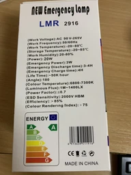 Розумна акумуляторна лампочка 30В, 6500K, Аварійна лампа в патрон Е27, LED енергозберігаюча лампочка + 3 акумулятори, Біла (6981778550) фото від покупців 18