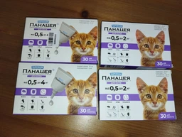 Від бліх та кліщів SUPERIUM Панацея - протипаразитарні краплі для котів 0,5-4 кг (9134) фото від покупців 3