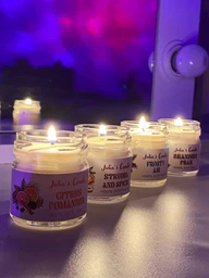 Набір ароматичних свічок Julia's Candle Різдвяна Ніч 4шт (6641058967014)