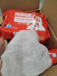 Упаковка влажных салфеток Huggies Simply Clean 72 шт х 10 пачек (5029054238646) фото от покупателей 6