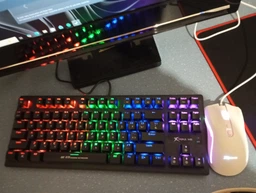 Клавіатура Xtrike ME GK-979 5 colors-LED Mechanical Red Switch USB Black (GK-979) фото від покупців 7