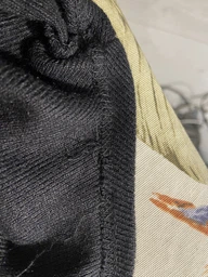 Платье женское из итальянского трикотажа демисезонное свободного кроя с юбкой годе Seventeen S-M Черное 2223.6182 фото от покупателей 1
