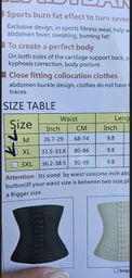 Корсет универсальный утягивающий Abdomen Waistband черный размер М