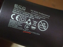 Фен для волос с ионизацией диффузором ECG VV 3121 PROFESSIONAL 2100 Вт 2 насадки профессиональный холодный обдув Сумка для хранения фото от покупателей 2