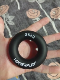Еспандер кистьовий силіконовий PowerPlay PP-4324 Hand Grip Ring Hard 25 кг Чорний фото від покупців 1