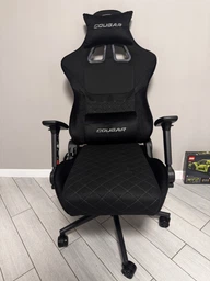 Кресло игровое Cougar Armor One V2 F геймерское, текстильная ткань, стальной каркас, черный+оранжевый фото от покупателей 17