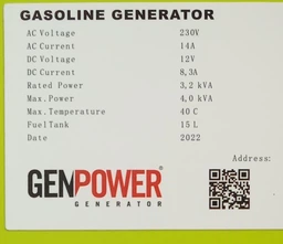 Генератор бензиновий однофазный 3,2 кВт GenPower GBG 40 Турция фото от покупателей 18