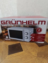 Микроволновая печь Grunhelm 20MX711-W 700 Вт белая 4624802 фото от покупателей 7