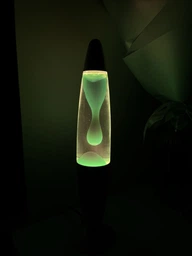 Настольная Лава лампа с воском LAVA LAMP 34,5см Зеленая
