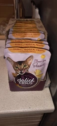 Влажный корм Delickcious для кошек с уткой и лесными ягодами в сливочном соусе 80 г фото от покупателей 4