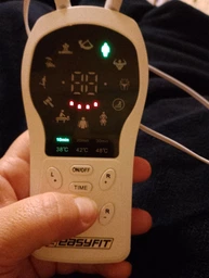 Масажер міостимулятор EF ActivePulse-2 для тіла з підігрівом (портативний стимулятор м'язів в чохлі) WS-2304-2