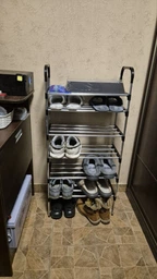 Полка для обуви Shoe Rack 6 полок (8068) Черный фото от покупателей 4