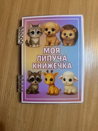 Книжечка на липучках «МОЯ ЛИПУЧА КНИЖЕЧКА»