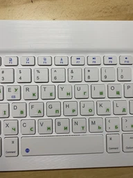 Наклейка на клавіатуру Best Key матова лакована прозора ЗЕЛЕНА, 48 клавіш.