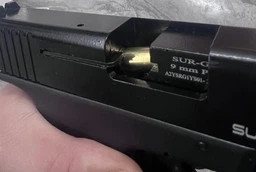 Стартовый пистолет Glock 17, SUR G17 black (ANSAR BRT) с дополнительным магазином, Сигнальный под холостой патрон 9мм, Шумовой фото от покупателей 3