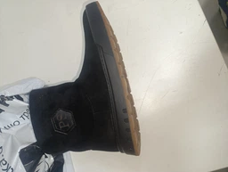 Мужские зимние сапоги кожаные Prime Shoes 918 Black Nubuck 97-918-70121 44 29 см Черные (2000000154381)